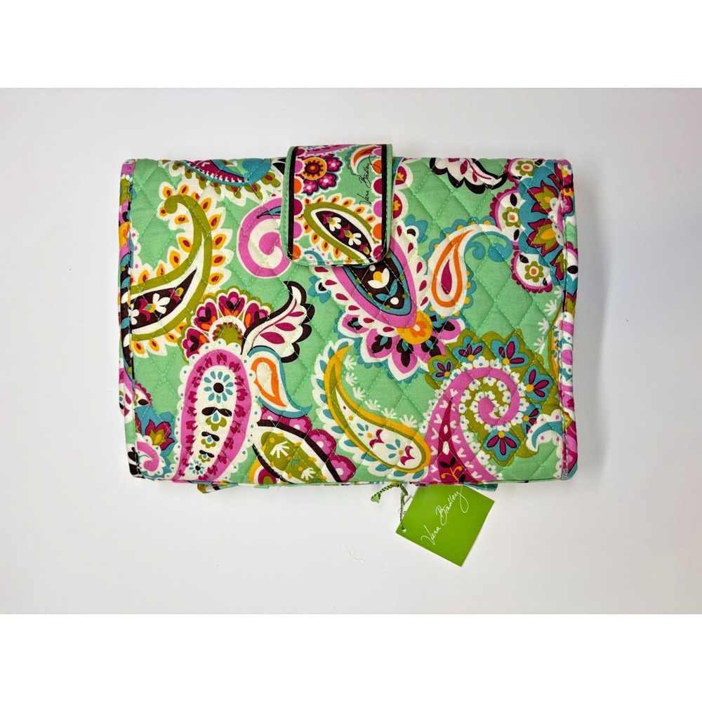 Vera Bradley Diaper Changing Pad Clutch Tutti Frutti Quilted Paisley Pattern New